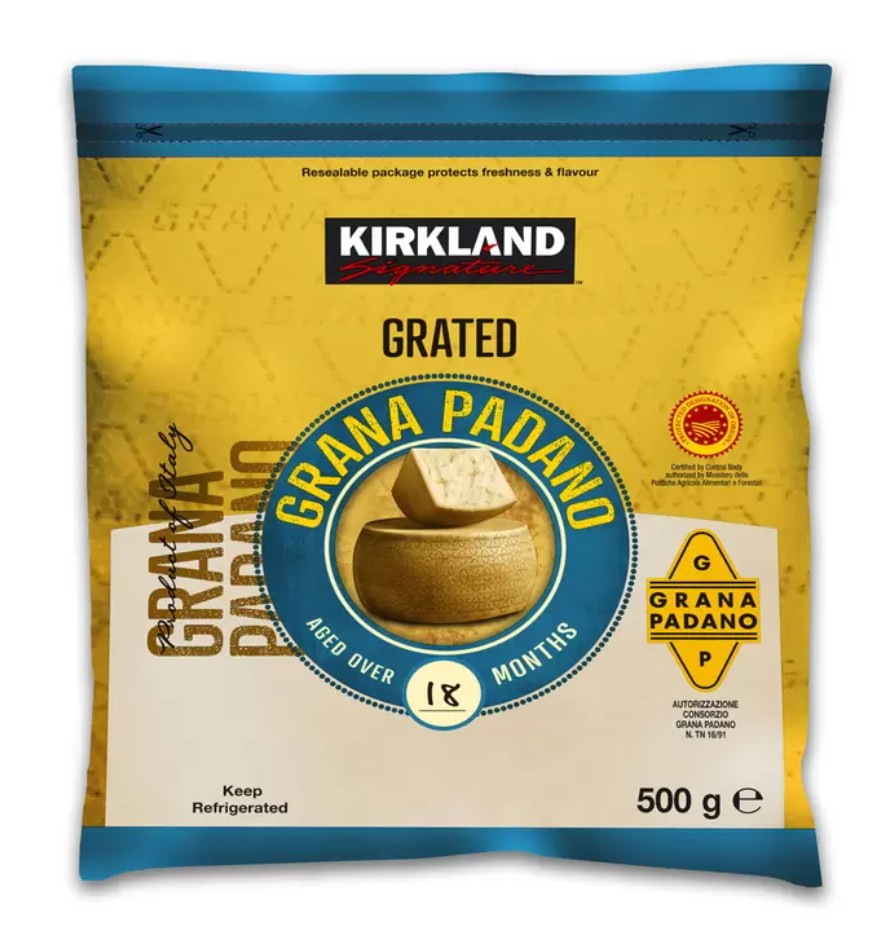 Kirkland Signature Grated Grana Padano, 500g